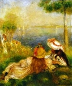 Auguste Renoir - Dziewczyny nad morzem (Jeunes Filles au bord de la mer)