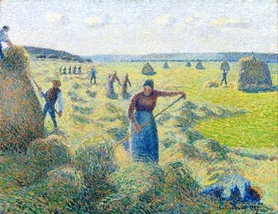 Camille Pissarro - Zbiór siana, Eragny (La Récolte des Foins, Éragny)