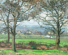Camille Pissarro - W pobliżu wzgórza Sydenham (Near Sydenham Hill)