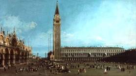 Canaletto - Rynek San Marco, Venice (The Piazza San Marco, Venice)