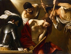 Caravaggio - Cierniem ukoronowanie (The Crowning with Thorns)