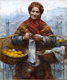 A.Gierymski - Żydówka z pomarańczami (Pomarańczarka)