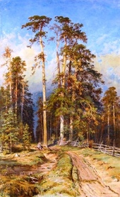 Ivan Shishkin - Droga w Sosnowym lesie