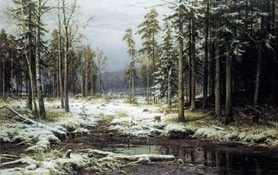 Ivan Shishkin - Pierwszy śnieg