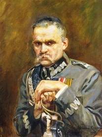 Wojciech Kossak - Portret Marszałka Józefa Piłsudskiego