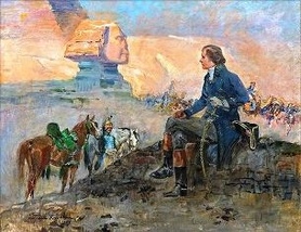 Wojciech Kossak - Napoleon i sfinks