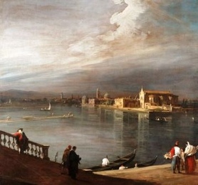Canaletto -Wenecja, San Cristoforo, San Michele and Murano from the Fondamenta Nuove