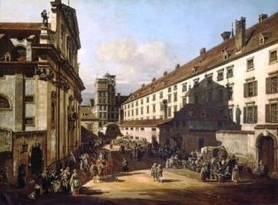 Canaletto - Wiedeń, Kościół Dominikanów