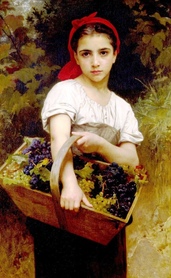 W. A. Bouguereau - Powrót z winobrania