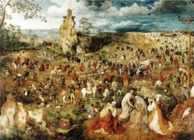 Pieter Bruegel - Droga krzyżowa (Procesja na Kalwarię)