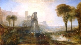 W. Turner -  Pałac Kaliguli i Most