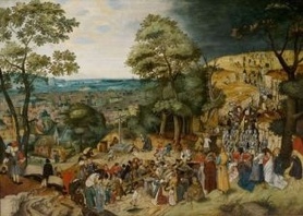 P. Bruegel -  Droga na Kalwarię