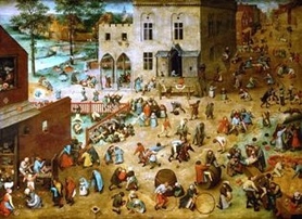 P. Bruegel - Zabawy dziecięce