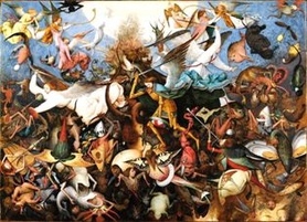 Pieter Bruegel - Upadek zbuntowanych aniołów