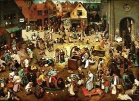 Pieter Bruegel - Walka karnawału z postem
