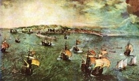 Pieter Bruegel - Widok Neapolu