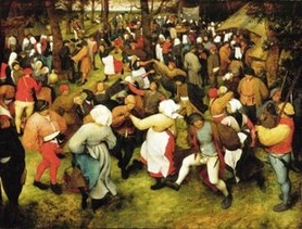 Pieter Bruegel - Taniec weselny