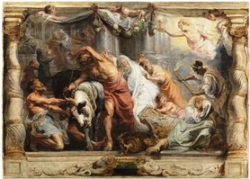 P. Rubens - Zwycięstwo Eucharystii nad bałwochwalstwem