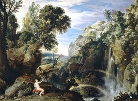 P. Rubens -  Krajobraz z Psyche i Jowiszem
