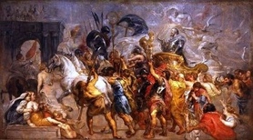 P. Rubens - Triumfalny wjazd Henryka IV do Paryża