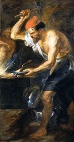 P. Rubens - Vulcan wykuwający błyskawicę