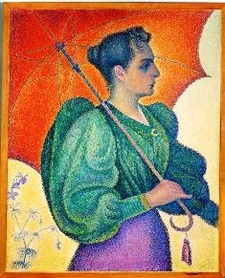 Paul Signac - Kobieta z parasolką