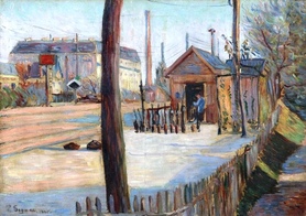 Paul Signac - Węzeł kolejowy w pobliżu Bois-Colombes