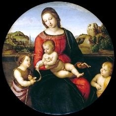 Rafael Santi - Maryja z Dzieciątkiem