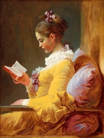 Jean-Honoré Fragonard - Dziewczyna czytająca książkę