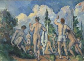 Paul Cézanne -  Kąpiący