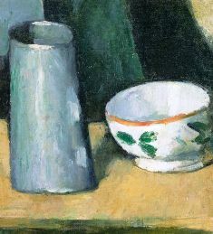 Paul Cézanne - Miska i dzbanek mleka