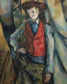 Paul Cézanne - Chłopiec w czerwonej kamizelce