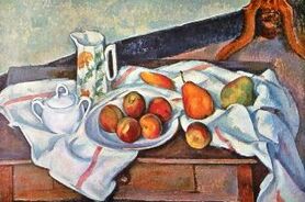Paul Cézanne - Brzoskwinie i gruszki