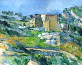 Paul Cézanne - Domy w Prowansji Riaux Valley w pobliżu L'Estaque