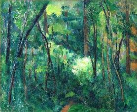 Paul Cézanne - Wnętrze lasu
