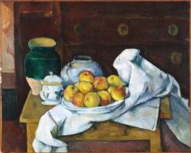 Paul Cézanne - Martwa natura z komodą