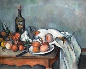Paul Cézanne - Martwa natura z cebulą