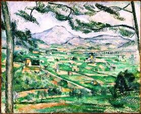 Paul Cézanne - Góra Sainte-Victoire z wielką sosną