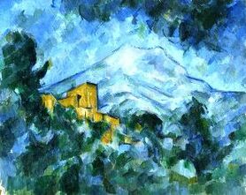 Paul Cézanne - Góra Sainte-Victoire i Czarny zamek 