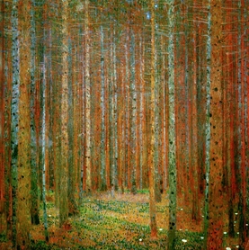Gustav Klimt - Las sosnowy