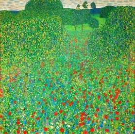 Gustav Klimt - Pole maków