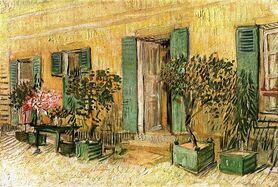 Vincent van Gogh - Na zewnątrz restauracji w Asnieres