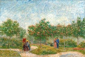 Vincent van Gogh - Zaloty w ogrodzie
