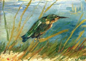 Vincent van Gogh - Zimorodek nad wodą