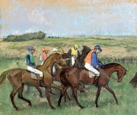 Edgar Degas - Na wyścigach