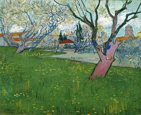 Vincent van Gogh - Kwitnący sad 2