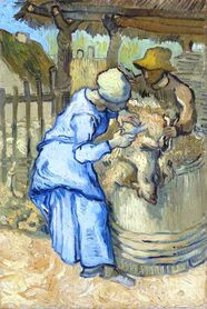 Vincent van Gogh - Strzyżenie owiec