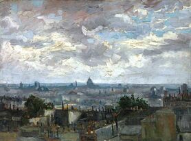 Vincent van Gogh - Widok Paryża
