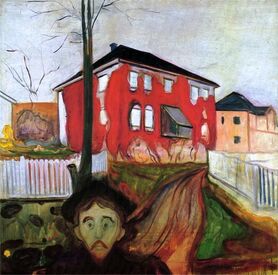 Edvard Munch - Czerwone pnącze