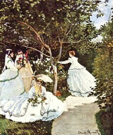 Claude Monet - Kobiety w ogrodzie